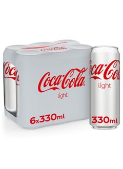 Light Carbonated Soft Drink Can 330ml Pack of 6