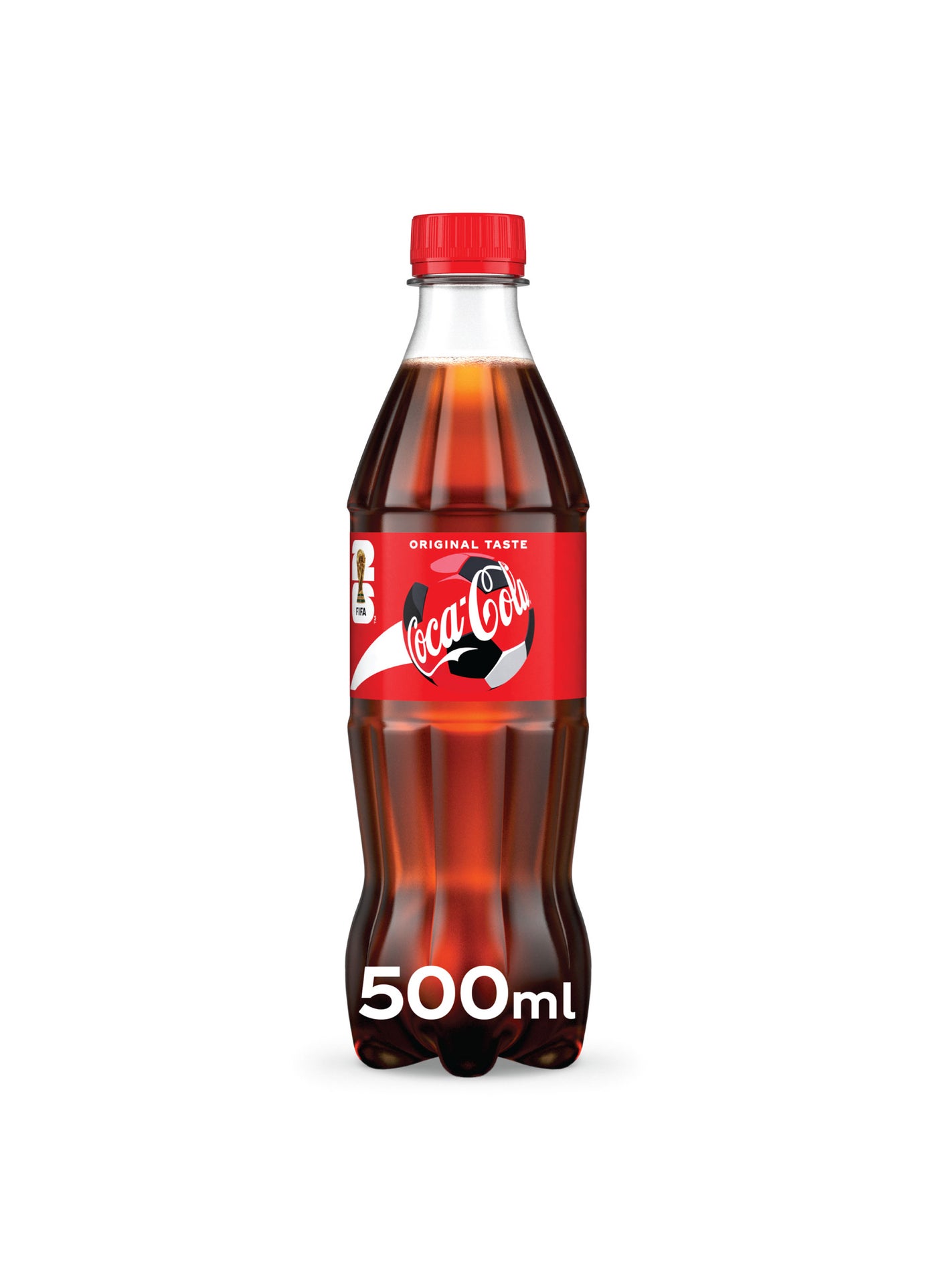 Coca-Cola Original Taste Carbonated Soft Drink Pet Bottle, 500ml