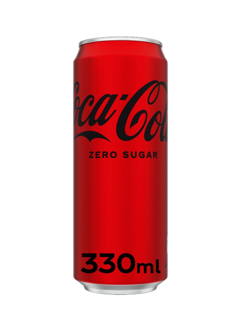 Coca-Cola Zero Sugar Carbonated Drink 330ml - Image 1
