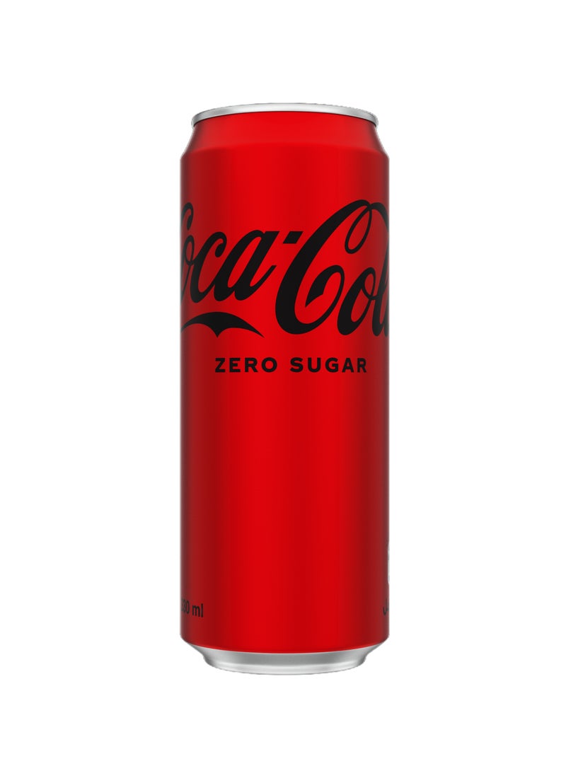 Coca-Cola Zero Sugar Carbonated Drink 330ml - Image 2