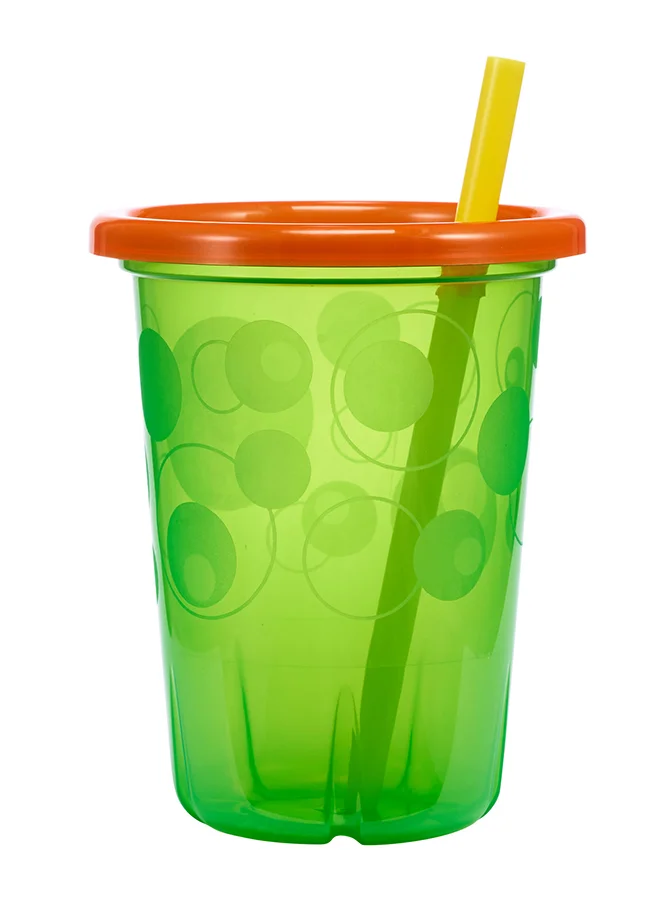 the FIRST years Take And Toss Sipper Cups With Straw, Pack Of 4, 10Oz - Multicolour