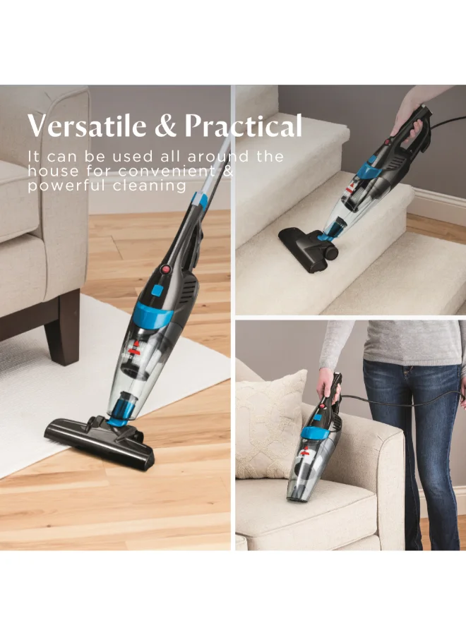 Bissell Featherweight 2-In-1 Upright Vacuum Cleaner 2024E Lightweight 0.5L Capacity, 450W Power, Converts To Handheld, Ideal For Hard Floors| 2-Year Warranty