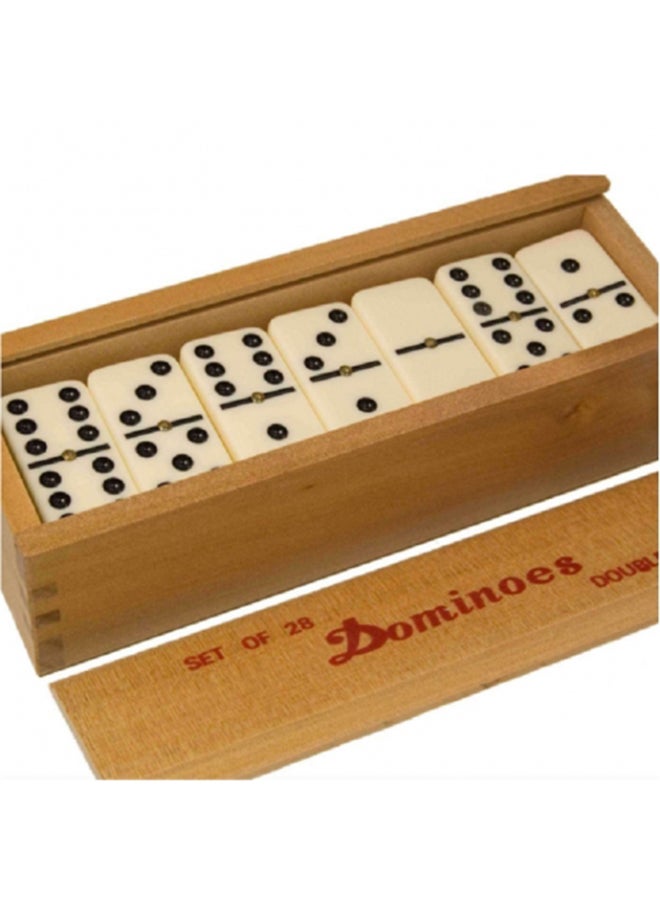 28-Piece Double Six Creative Dice Resembling Dominoes Game Set For Kids - Image 2