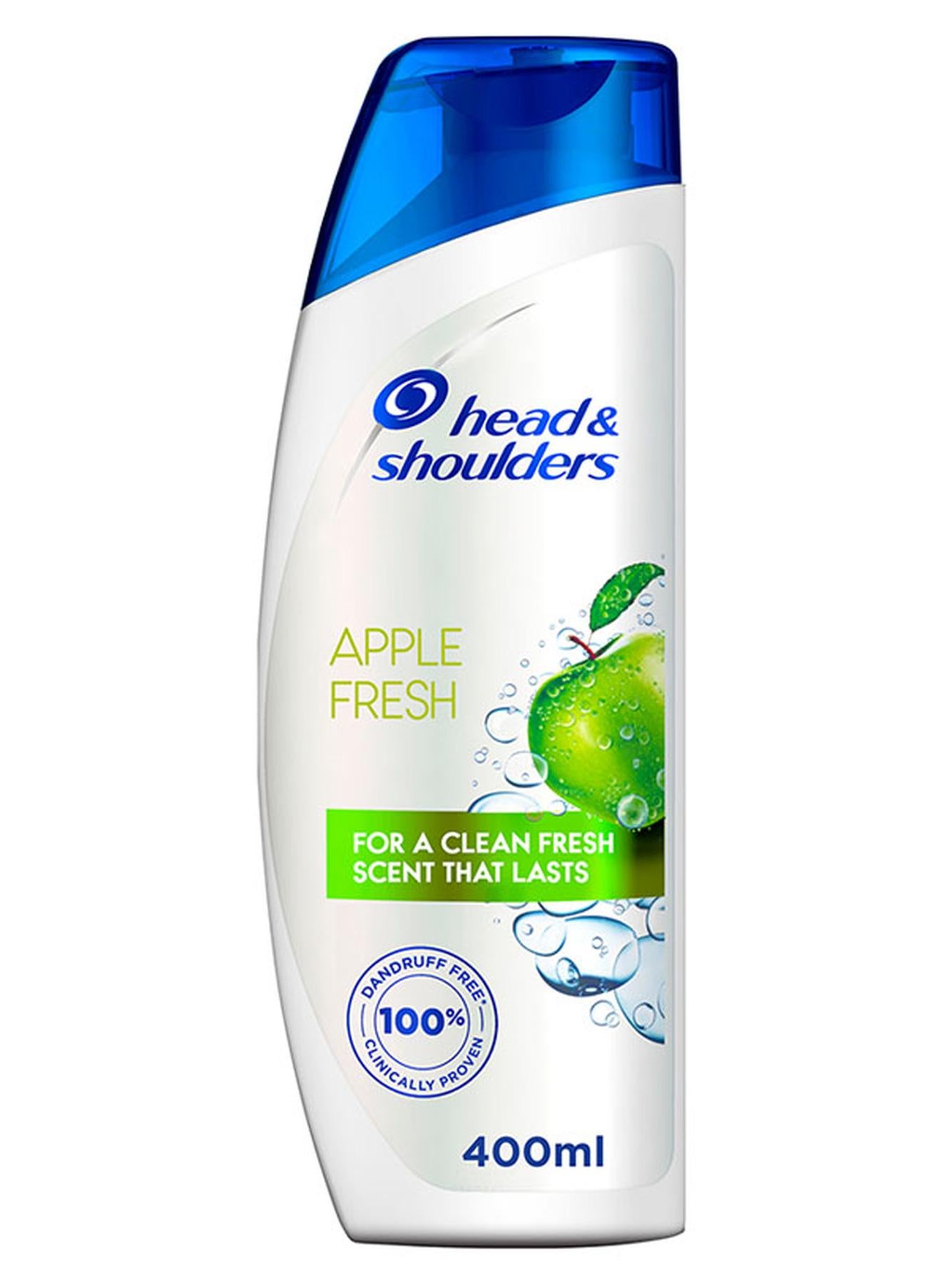 Head & Shoulders Apple Fresh Anti-Dandruff Shampoo For Scent That Lasts For A Clean Fresh 400ml