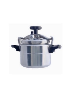 Stainless Steel Durable & Elagant Look, Dishwasher Safe Large Handles, For Secure Handling Gas Compatible Pressure Cooker With Clipon Lid Silver Silver 7Liters