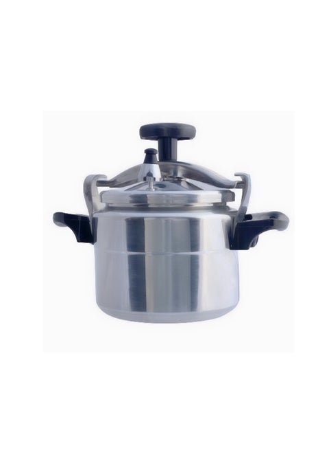 Stainless Steel Durable & Elagant Look, Dishwasher Safe Large Handles, For Secure Handling Gas Compatible Pressure Cooker With Clipon Lid Silver Silver 7Liters