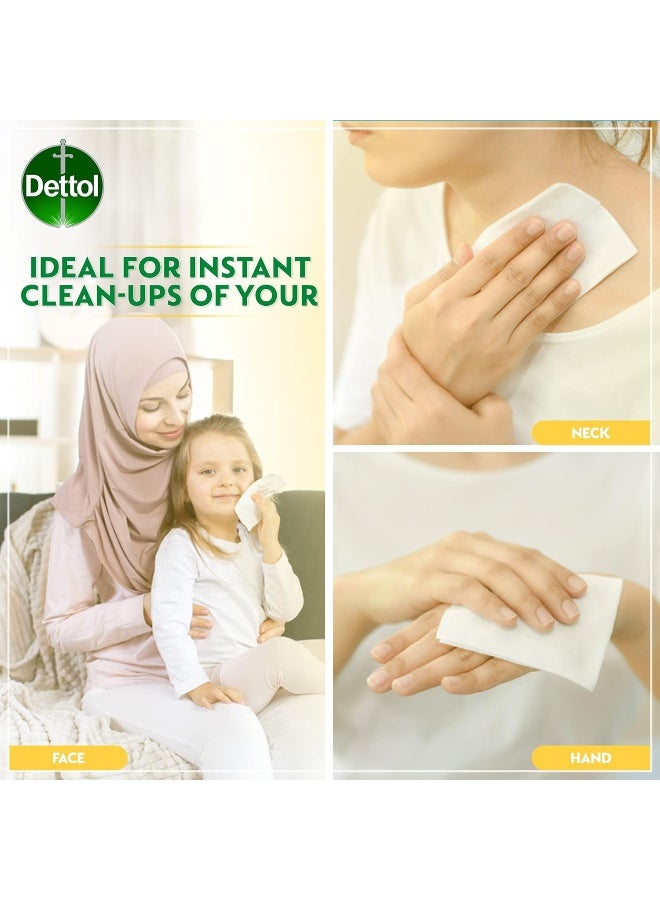 Dettol Fresh Antibacterial Skin Wipes Yellow - Image 5