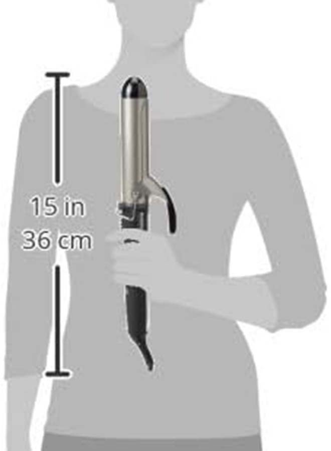 babyliss Pro Curl Definer With Digital Dial-a-Heat And Titanium-Tourmaline Technology Curling Iron, 35mm Silver/Black 32ml  - Image 5