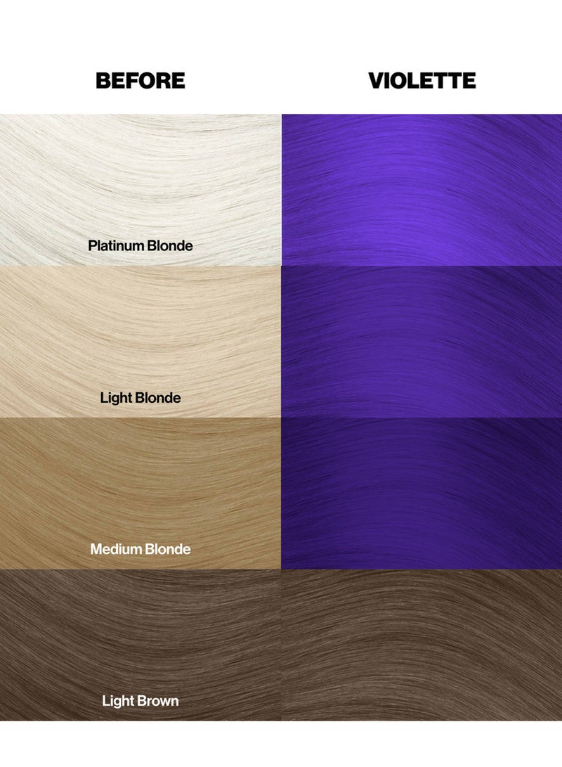 Semi-Permanent Hair Colour Cream Violette 43 100ml