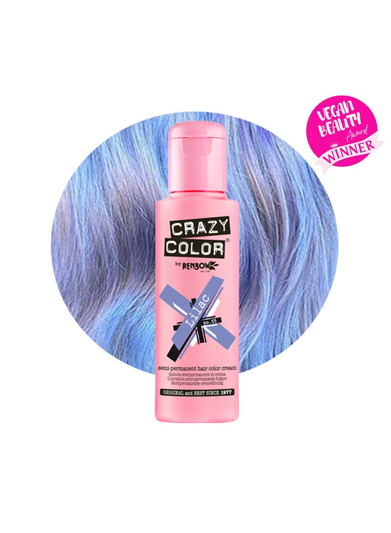 Crazy Color Hair Colour Lilac 55 100ml  - Image 1