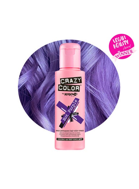 Semi Permenant Hair Colour Cream Hot Purple 100ml