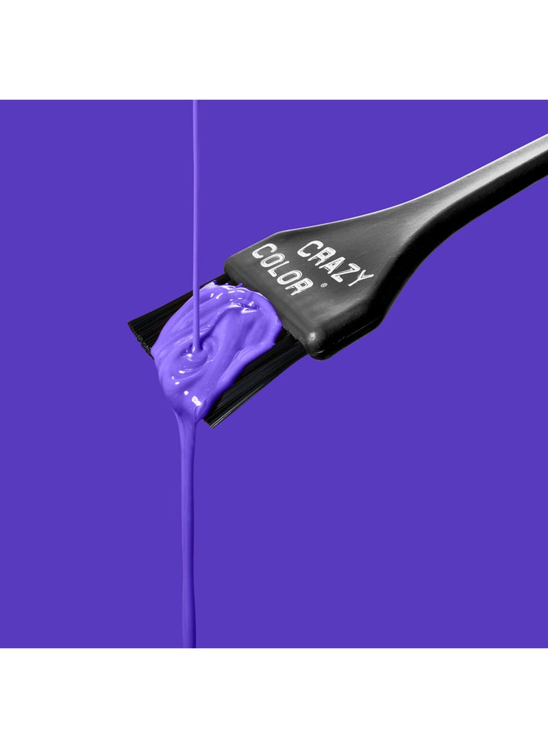 Crazy Color Semi Permenant Hair Colour Cream Hot Purple 100ml  - Image 3