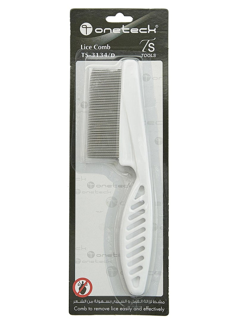 وان تيك مشط التخلص من القمل أبيض