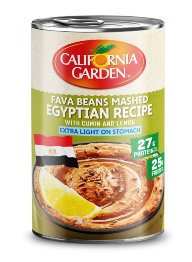 California Garden - Fava Beans Strained Egyptian Recipe 450grams - Image 1