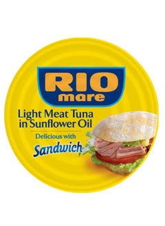 Rio Mare Light Meat Tuna In Sunflower Oil Delicious With Sandwich 160grams  - Image 1