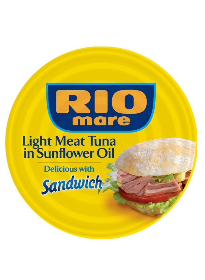 Rio Mare Light Meat Tuna In Sunflower Oil Delicious With Sandwich 160grams  - Image 1