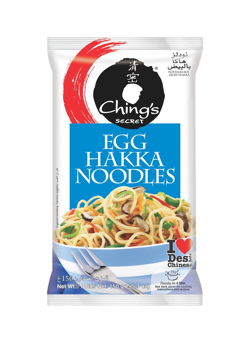Ching's Secret Egg Hakka Noodles 150grams - Image 1