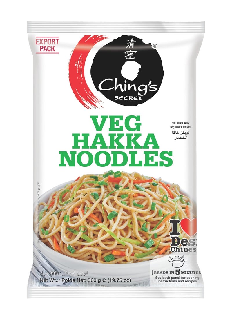 Ching's Secret Veg Hakka Noodles 560grams - Image 1