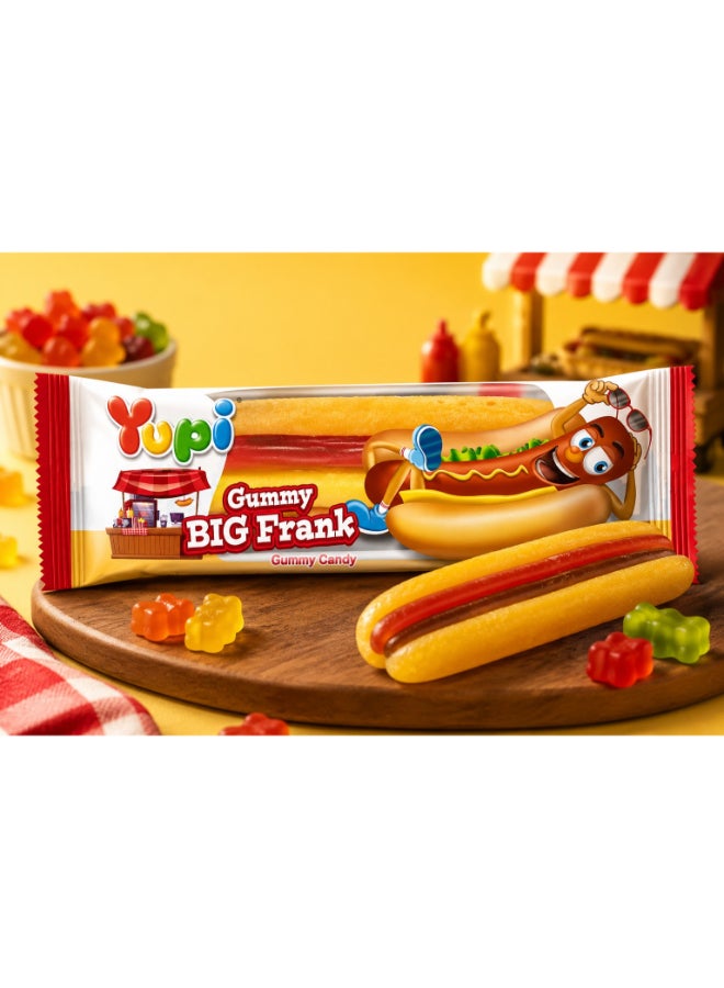 Yupi Gummy Big Frank Hot Dog Shapped Gummy Candy 28 g 28.0grams - Image 2