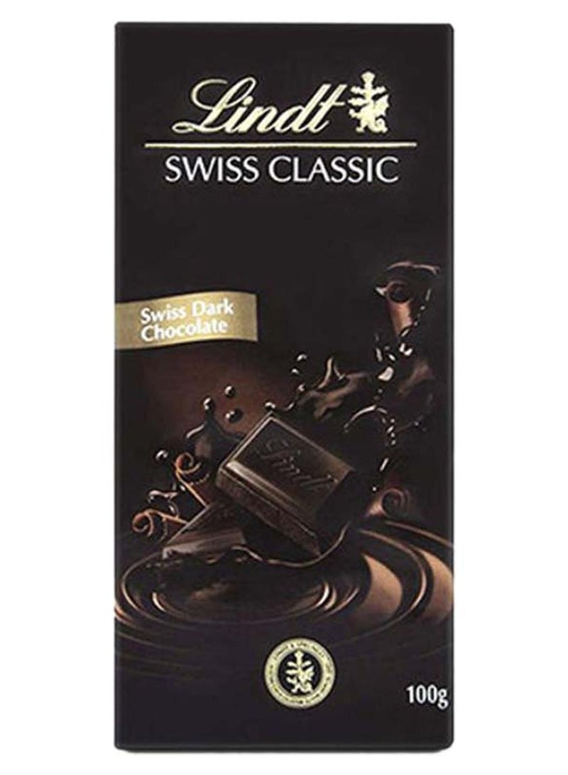 Lindt Swiss Classic Dark Chocolate 100grams - Image 1