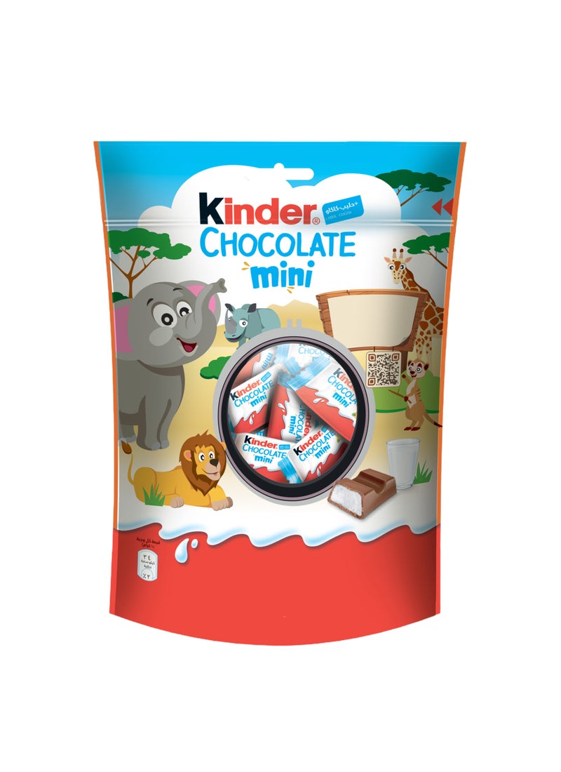 Kinder Mini Milk Chocolate Bar with Milky Filling 120grams - Image 1
