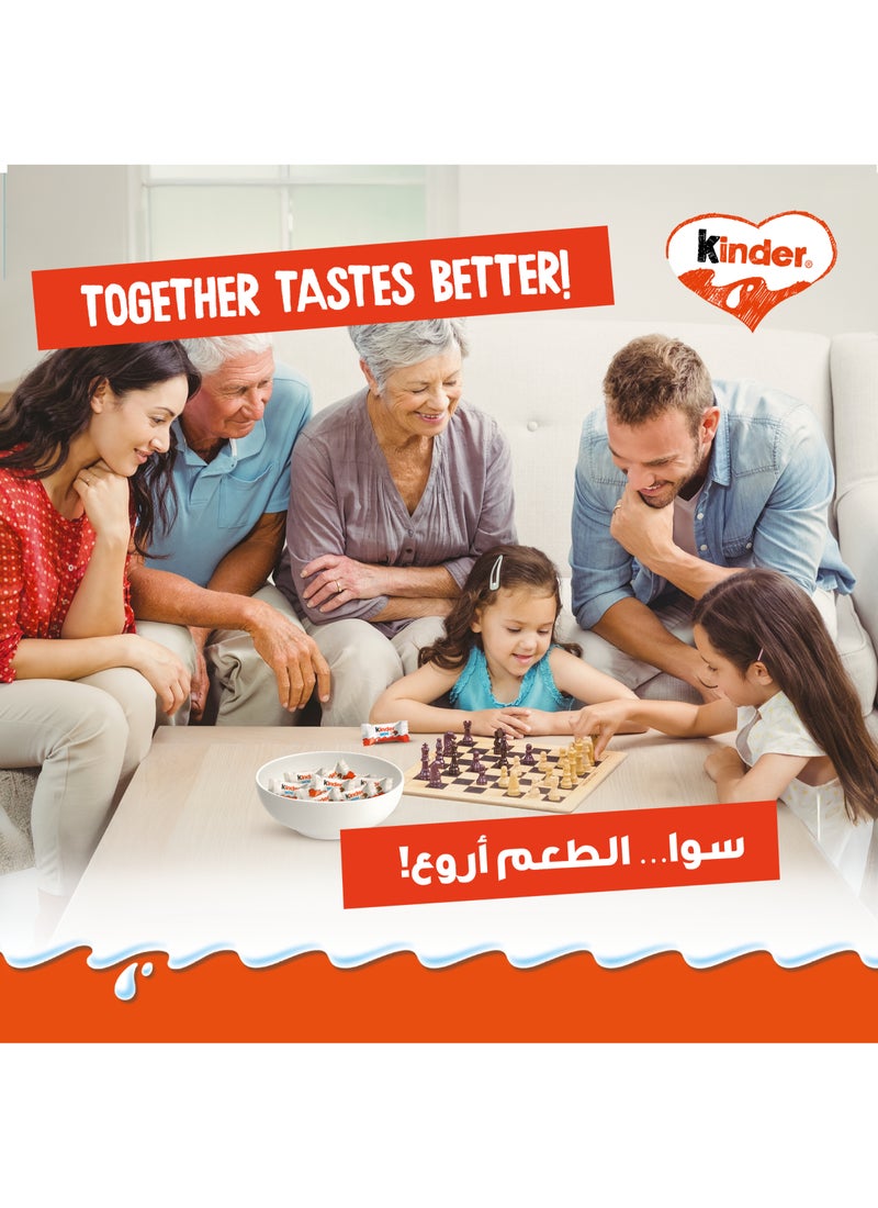 Kinder Mini Milk Chocolate Bar with Milky Filling 120grams - Image 4