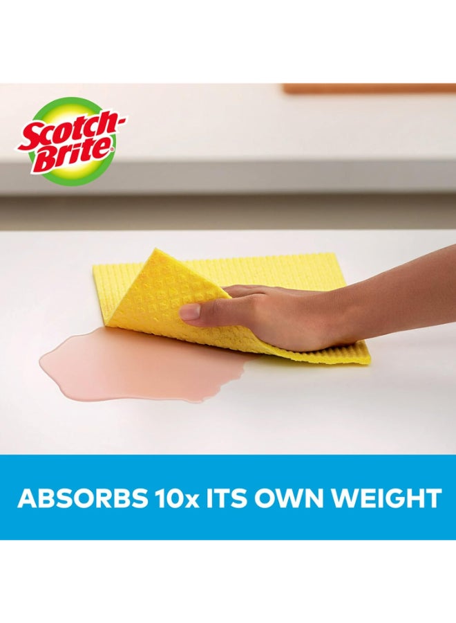 Scotch Brite 3-Piece Sponge Cloth Multicolour - Image 3