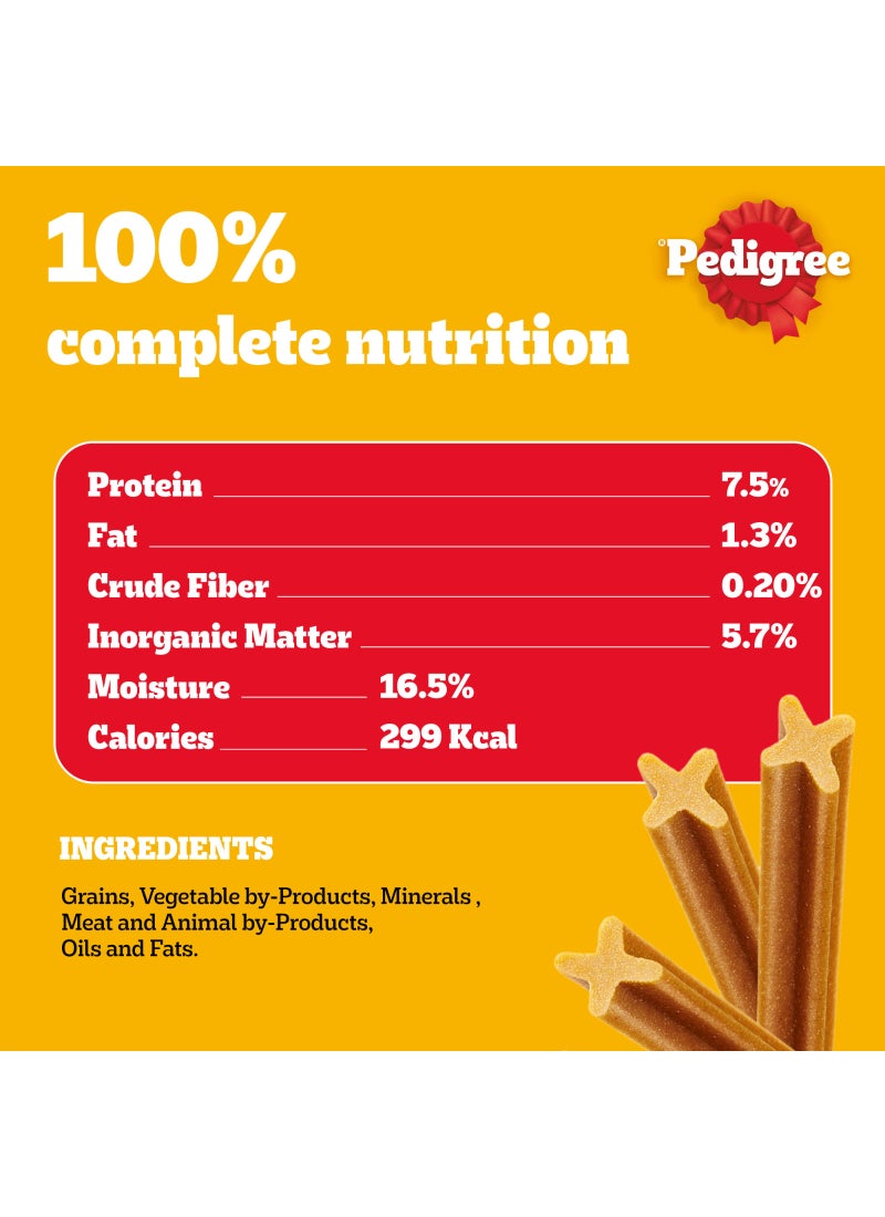 بيديجري طعام الكلاب دينتاستيك لسلالات الكلاب الكبيرة، من 7 أعواد 270جرام - Image 4
