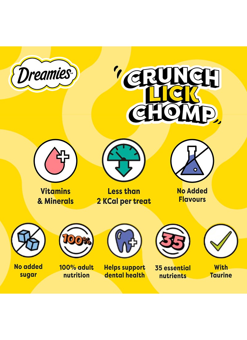 Dreamies Salmon Cat Treats Pouch 60g  - Image 3
