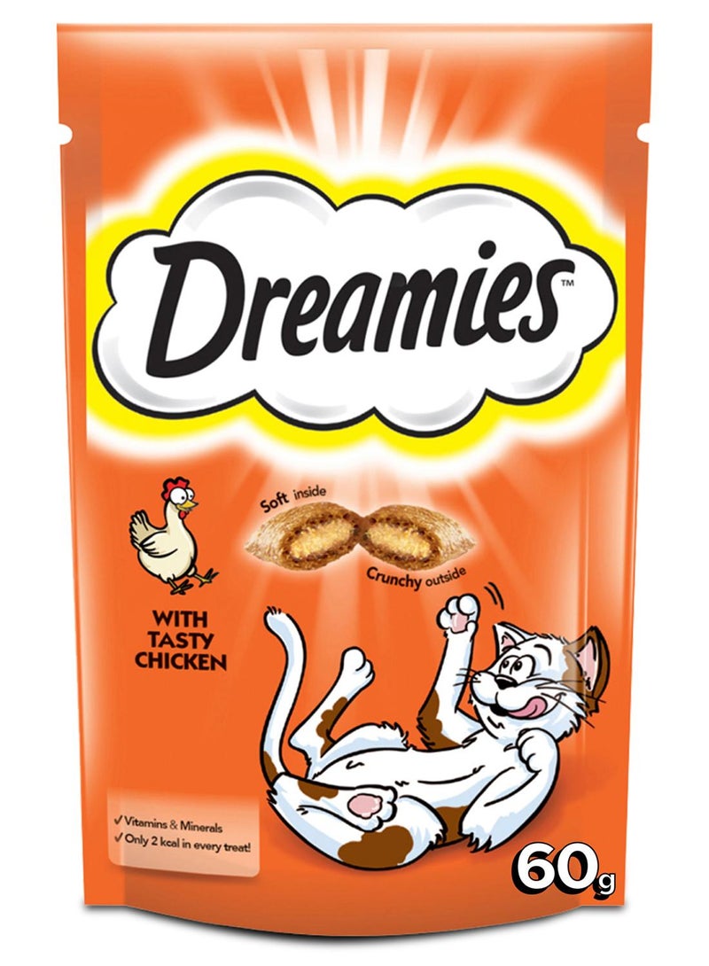 دريميز كيس طعام للقطط بنكهة الدجاج، 60 جرام - Image 1