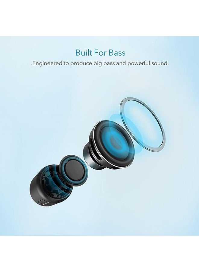 Soundcore - Mini Super-Portable Bluetooth Speaker with 15-Hour Playtime, 66-Foot Bluetooth Range, Enhanced Bass, Noise-Cancelling Microphone Black - Image 1