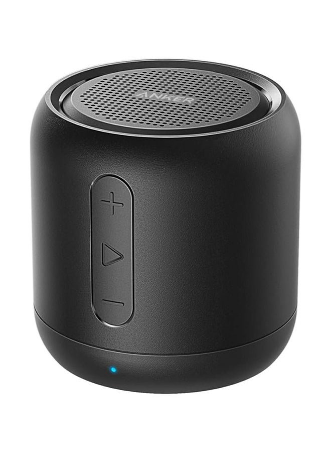 Soundcore Mini Super-Portable Bluetooth Speaker with 15-Hour Playtime, 66-Foot Bluetooth Range, Enhanced Bass, Noise-Cancelling Microphone Black 