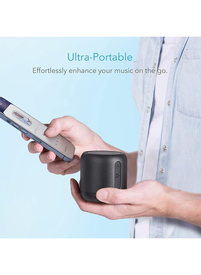 Soundcore - Mini Super-Portable Bluetooth Speaker with 15-Hour Playtime, 66-Foot Bluetooth Range, Enhanced Bass, Noise-Cancelling Microphone Black - Image 1