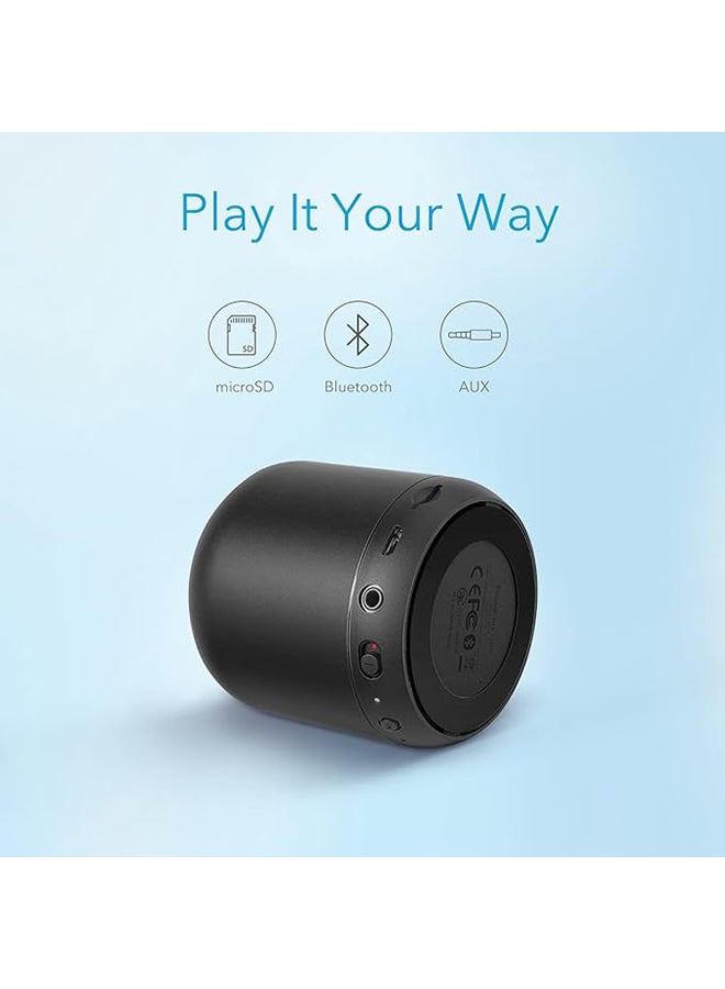 Soundcore - Mini Super-Portable Bluetooth Speaker with 15-Hour Playtime, 66-Foot Bluetooth Range, Enhanced Bass, Noise-Cancelling Microphone Black - Image 1