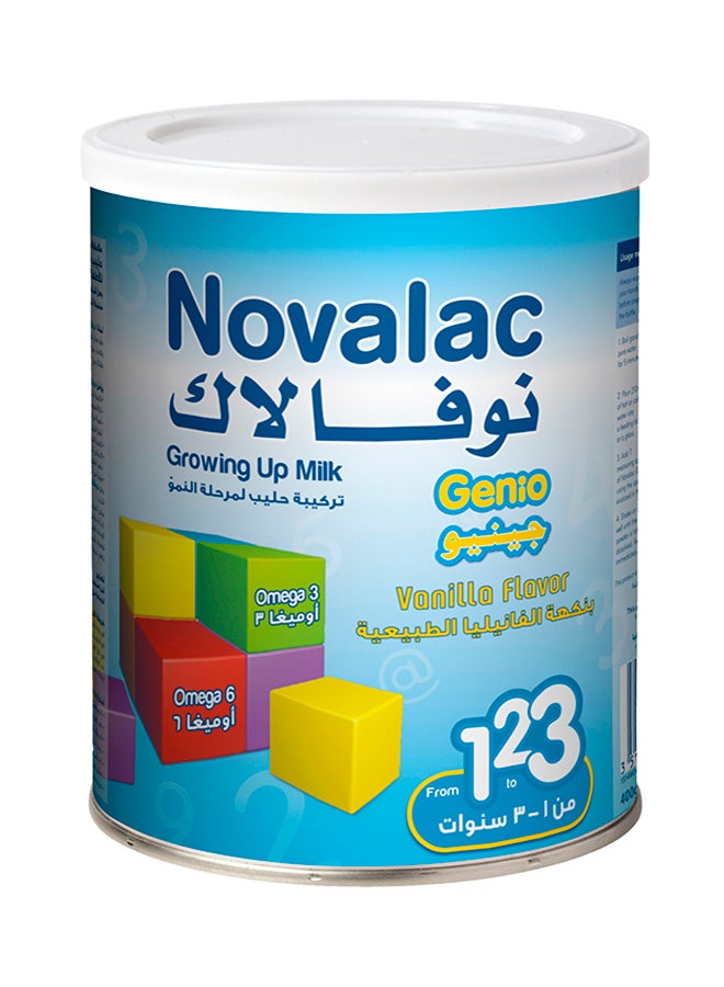 Novalac Genio Baby Milk Vanilla Flavor 400grams - pnsku/N14509227A/45/_/1694595452/36620317-3368-4308-b208-71e4c67db47d