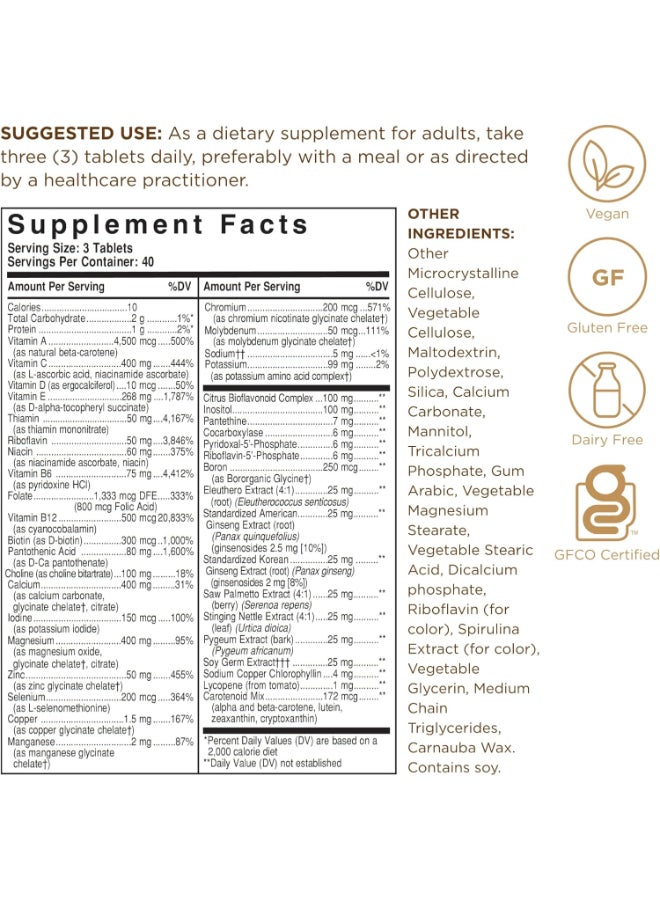 Solgar Male Multiple - 120 Tablets - Image 2
