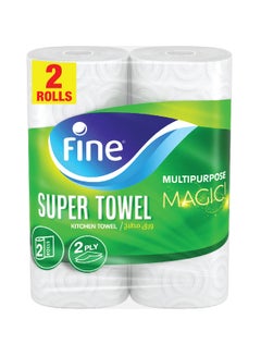 Fine Kitchen Towel Super Towel - 2 Roll 2 Ply  - Image 1