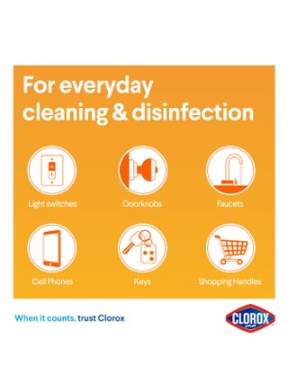 Disinfecting Crisp Lemon Wet Wipes 75 Count Yellow - view 5