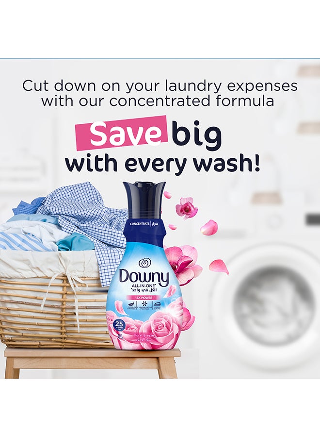 Downy Concentrate Softener - Floral Breeze 1Liters  - Image 2