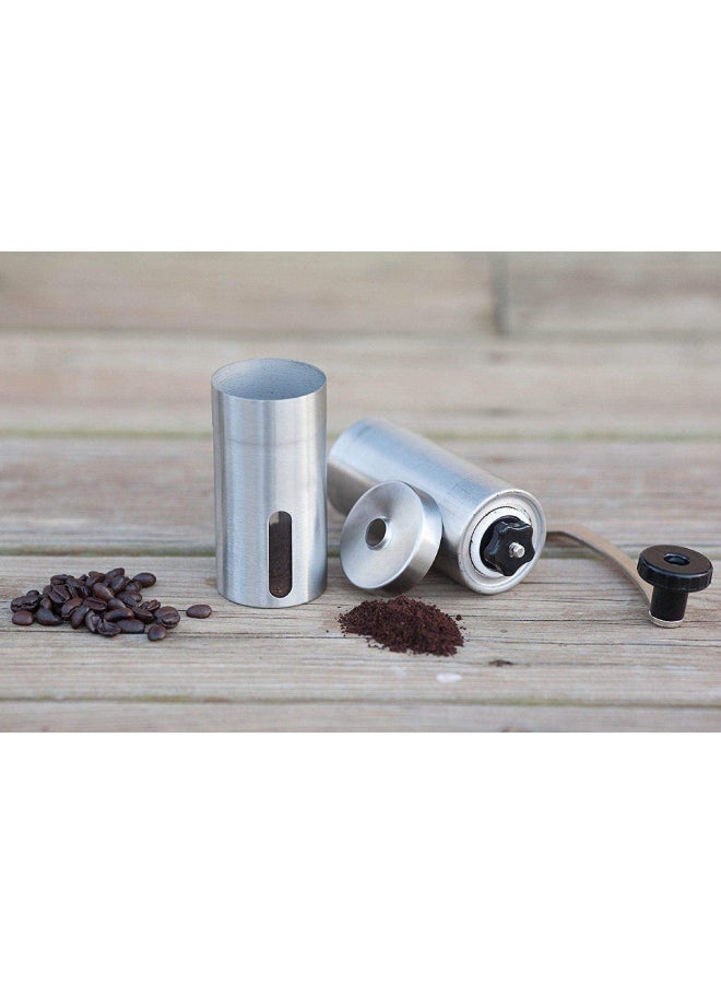 YupFun Manual Coffee Bean Grinder Silver Standard - Image 4