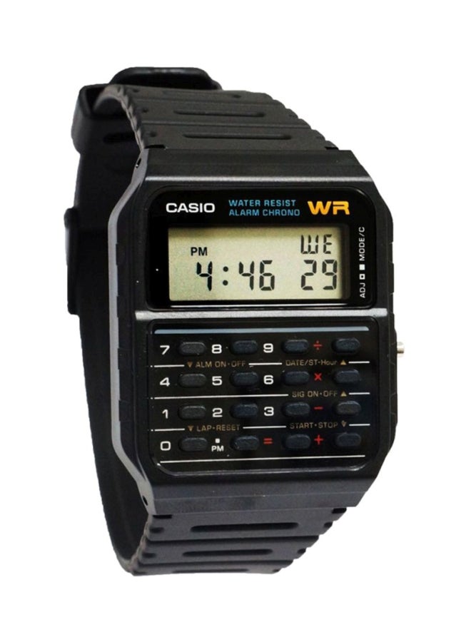 CASIO Men's Resin Digital Watch CA-53W-1 - 43 mm - Black - Image 1