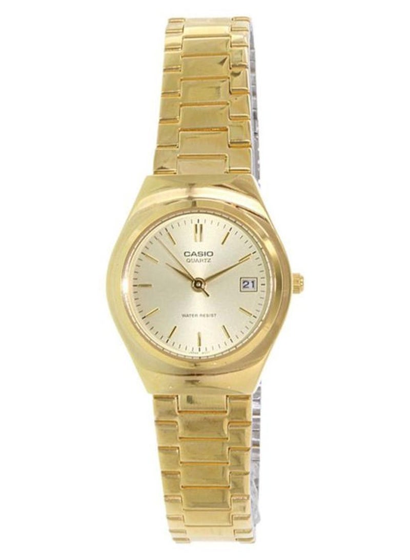 CASIO Women's Stainless Steel Analog Watch LTP1170N-9ARDF - 26 mm - Gold - Image 1