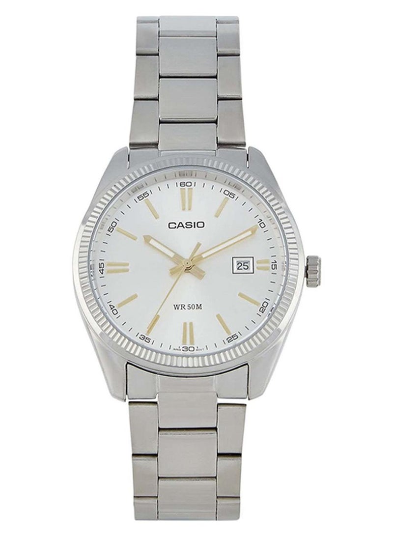 CASIO Women's Stainless Steel Analog Watch LTP-1302D-7A2VDF - 39 mm - Silver - Image 1