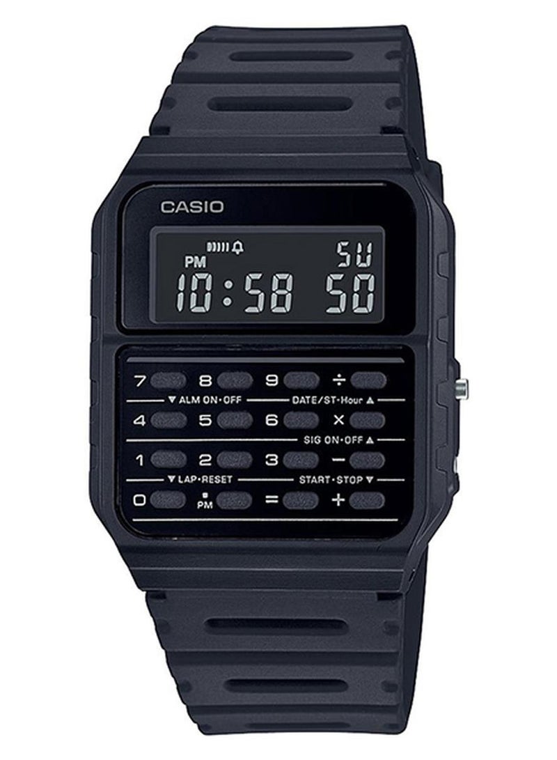 CASIO Vintage Water Resistant Digital Calculator Watch CA-53WF-1B - 34 mm - Black - Image 1