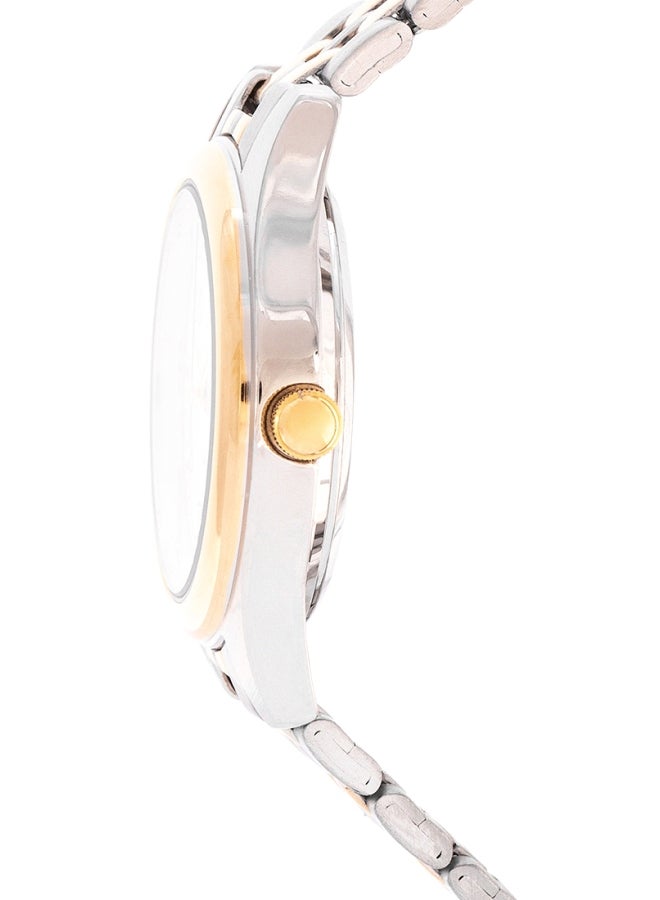 كاسيو ساعة يد إنتايسر بعقارب طراز LTP-1129G-7BRDF - 32 مم - فضي/ذهبي للنساء - Image 4