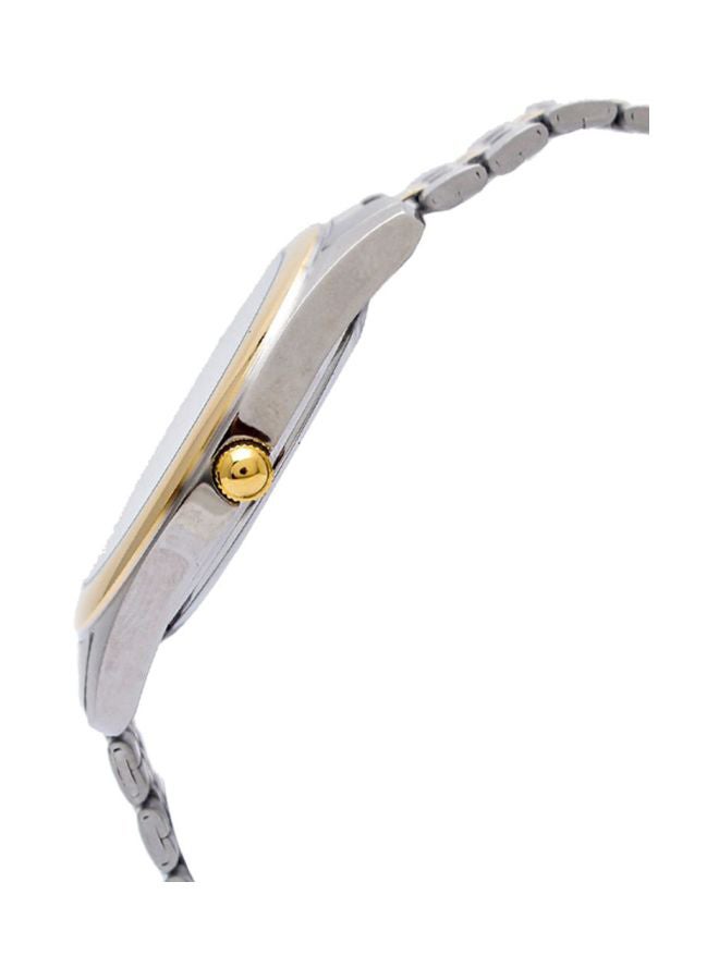 كاسيو ساعة يد إنتايسر بعقارب طراز LTP-1129G-7BRDF - 32 مم - فضي/ذهبي للنساء - Image 2