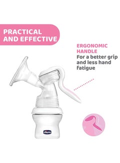 Chicco Manual Breast Pump For NaturalFeeling And Well-Being Bottles 0M+  - Image 3