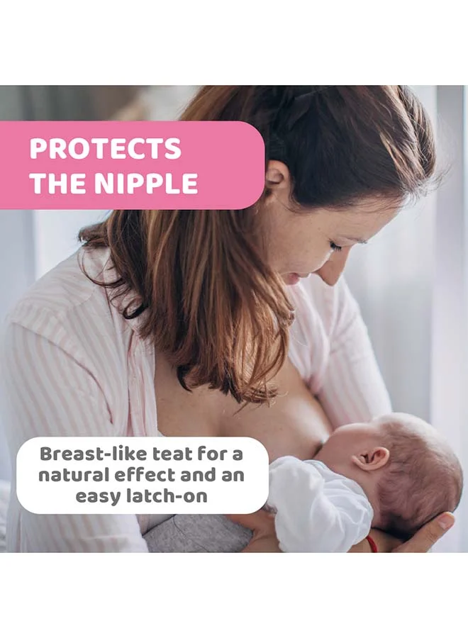 Chicco Nipple Shields Silicone Medium & Large 2Pcs