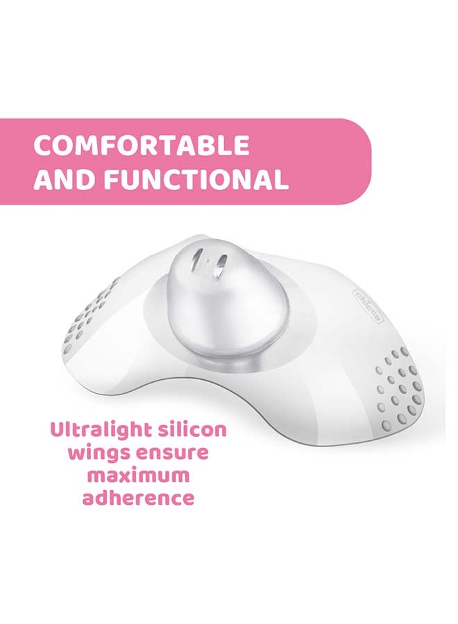 Chicco Nipple Shields Silicone Medium & Large 2Pcs - Image 5