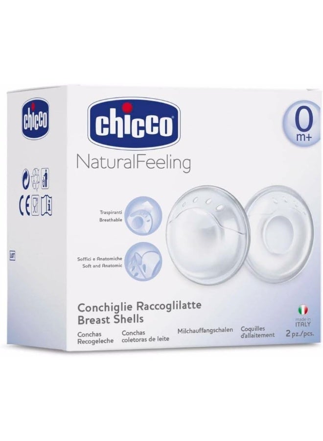Conchiglie Raccoglilatte Breast Shells, Pack Of 2